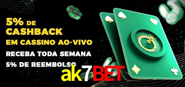 Promoções do cassino ao Vivo ak7bet